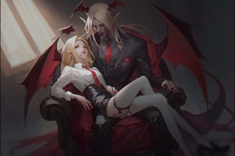 create horror or scary background or character using ai