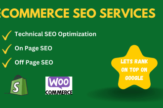 provide ecommerce SEO services for your woocommerce or shopify website