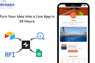 create professional apps for you using glide