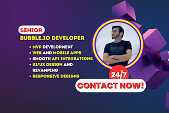 be your professional bubble io web and mobile app developer