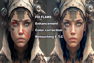 edit, fix flaws, enhance ai art, and photo editing