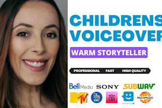 narrate your childrens e learning content or kids audiobook