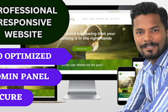 create fully professional and responsive website