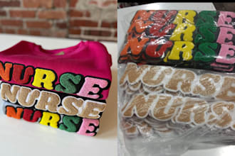 design, chenille patches and ship to your doorstep,