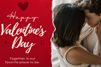 deliver valentines day card or greeting card