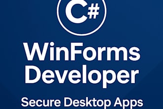 develop c sharp windows form or desktop application