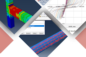 do fem abaqus simulation and 3d modeling