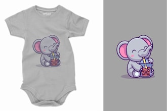 create unique baby kids t shirt designs