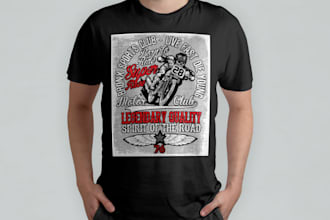 do custom typography and graphic t shirt design