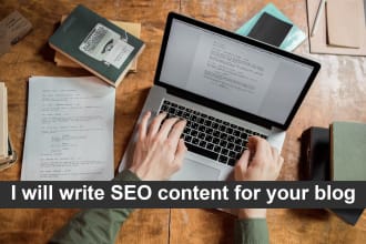 write SEO content for your blog