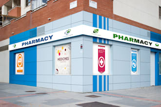 design awesome shop front sign
