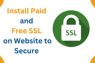install paid or free SSL on websites