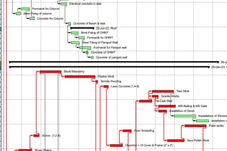 do construction schedule using ms project and primavera p6