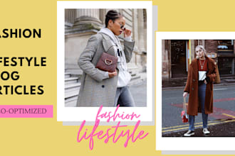 write SEO friendly fashion blogs and articles