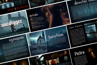 design successful pitch decks for films and TV series