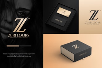 do unique modern minimalist business luxury logo design