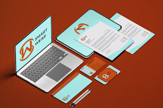 create logo, visual branding kit, and brand book
