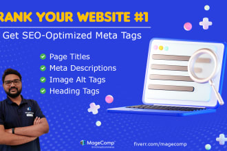 optimize your meta descriptions and page titles