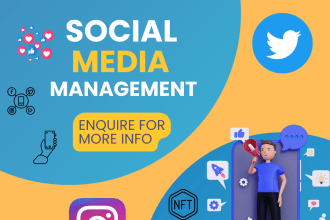 manage your nft or crypto twitter, instagram account