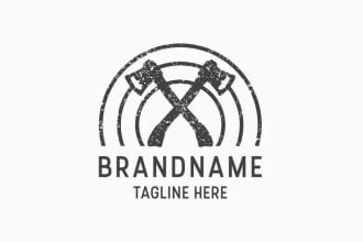 make high quality target wood logo for you new concept