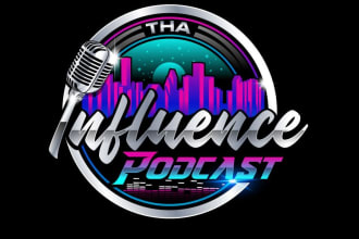 make amazing itunes podcast logo or cover art for you