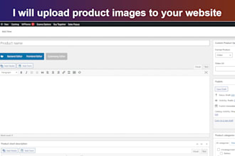 edit and upload product images to your website