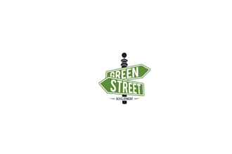 design professional unique green street logo