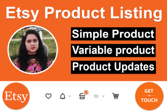do professional etsy product listing