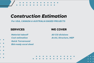 do material takeoff quantity surveying and cost estimation