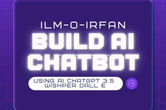 build ai nlp chatbot with gpt3, openai, chatgpt, bert