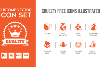 design custom vector icon set
