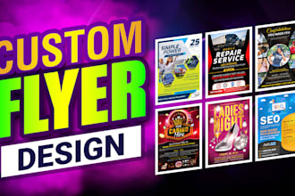 do creative flyer leaflet brochure handbill postcard designs