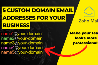 set up a custom business email address with your domain