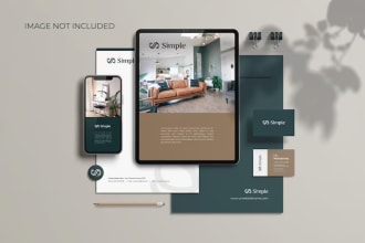 design elegant minimalist logo and corporate brand identity