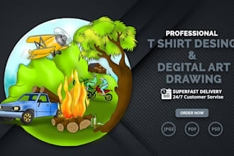 create a cool tshirt design for your clothing line