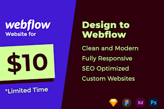develop figma design to webflow website