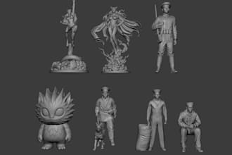 do 3d modeling sculpting for 3d printer