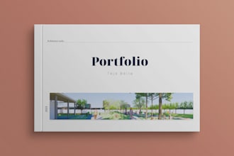 create architecture, interior and product portfolio and presentation