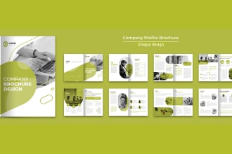 design flyer, brochure, booklet with pdf for online marketing