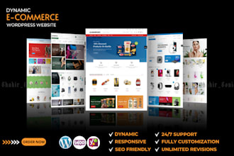 build a dynamic wordpress ecommerce woocommerce website