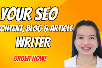 be your expert SEO content writer