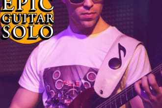 record an epic guitar solo