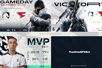 design esports tournament graphics for you
