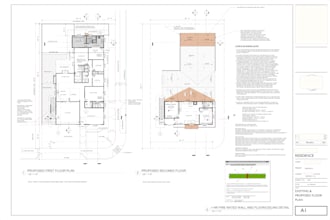 draft architectural drawings and mep for city permits