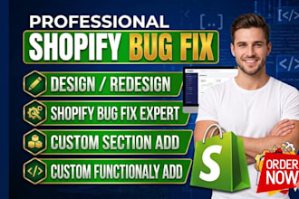 do shopify liquid coding, bug fixes, custom coding and theme customization