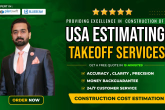 do cost estimation on planswift and bluebeam