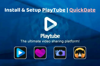 install play tube, quick date, deep sound, pixel photo website or android app
