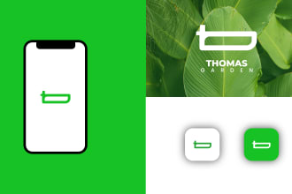 design a logo garden plant