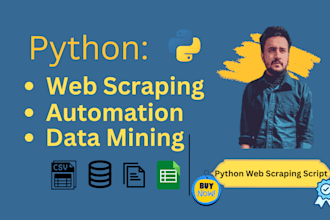 do python web scraping and automation