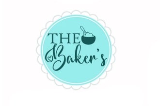 custom bakery logo design